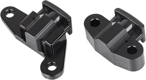 Aluminum Hydraulic Cam Chain Tensioners Kit for Harley Touring Electra Glide Road King Street Glide 2007-2016 and Heritage Softail Classic Fat Boy 2007-2017, Silver/button red in Saudi Arabia