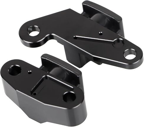 Aluminum Hydraulic Cam Chain Tensioners Kit for Harley Touring Electra Glide Road King Street Glide 2007-2016 and Heritage Softail Classic Fat Boy 2007-2017, Silver/button red in Saudi Arabia