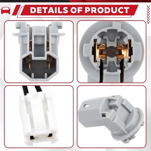 2pcs خلفي مصباح Light Light Light Lampy مع تسخير الأسلاك ملائمة لتويوتا كامري كورولا سيينا صدى لكزس RX350 مصباح عكسي استبدال #90075-99005 81755-03010 90075-60037 81590-06380 in Saudi Arabia