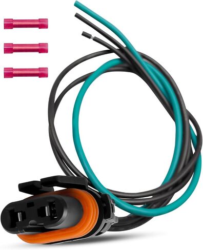 3-Ware 9012 موصل لمبة الهالوجين Pigtrail Fit for Fiat 500 2012-2017 16GA 16AWG WIRINGER in Saudi Arabia
