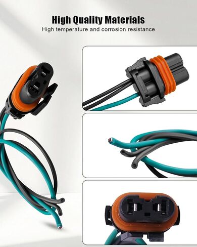3-Ware 9012 موصل لمبة الهالوجين Pigtrail Fit for Fiat 500 2012-2017 16GA 16AWG WIRINGER in Saudi Arabia