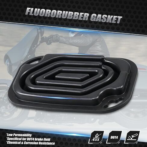 NiceCnc Front Master Cylinder Cylinder Seals Brake Clutch Cover Cover Fluger متوافق مع Harley Road King Flhr 2017-2020 ، بديل لـ 36700131 (يسار)/42857-06B (يمين) ، انظر التوفيق in Kuwait