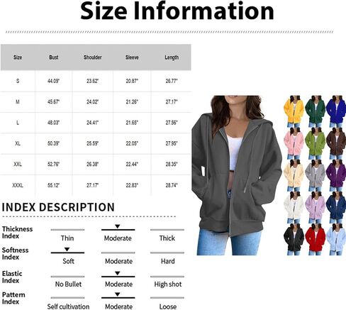 Zip Up Hoodie Women 2025 الموضة ذات الحجم الكبير للبلوزات من النوع الثقيل للسترات غير الرسمية مع الجيوب الشتوية ملابس شتوية in Kuwait