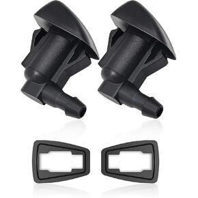 XQSMWF Windshield Washer Nozzle Wiper Spray Jet Compatible With Jeep Grand Cherokee 2005-2016,Chevy Malibu 2005-2013,Pontiac G6 2005-2010,Saturn Aura 2007-2010# 55372143AB 68260443AA in Kuwait