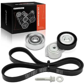 A -Premium Engine Serpentine Belt Drive Kit متوافق مع سيارات شيفروليه - كورفيت 1997-2004 - 5.7L in Kuwait