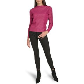 Calvin Klein Women's Long Sleeve Mock Neck Top in Saudi Arabia
