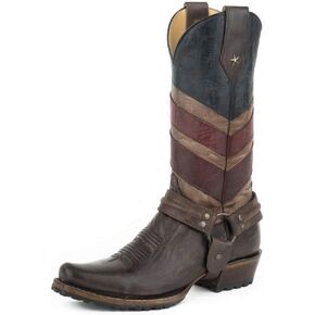 ROPER Men's Old Glory Harness Biker Western Boot in Saudi Arabia