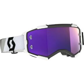 Scott Fury Chrome Lens Goggle-Premium Black/White in Kuwait