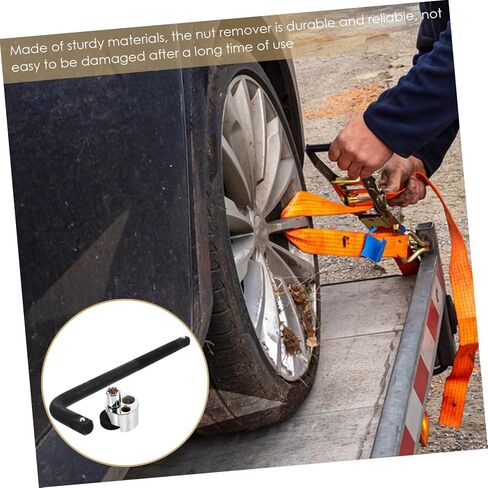 1set Lug Nut Removal Tool Nut Extractor Socket for Stripped Broken Bolts Versatile Easy to Use for Home Repair Auto Maintenance Lever Included in Saudi Arabia