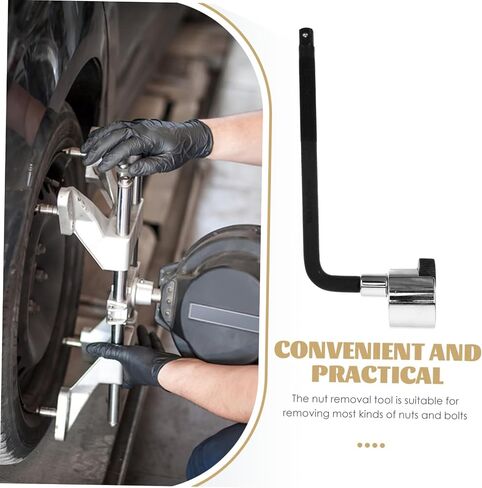 1set Lug Nut Removal Tool Nut Extractor Socket for Stripped Broken Bolts Versatile Easy to Use for Home Repair Auto Maintenance Lever Included in Saudi Arabia