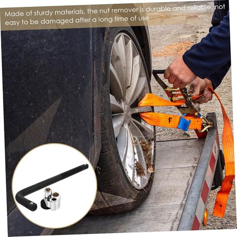1set Lug Nut Extractor Tool Nut Remover for Automotive Repair and Home Maintenance Includes Wrench in Saudi Arabia