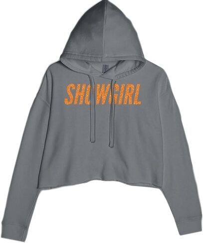 showgirl orange glitter hoodie fleece fleece ، ناعم ودافئ ، ناعم عصري in Saudi Arabia