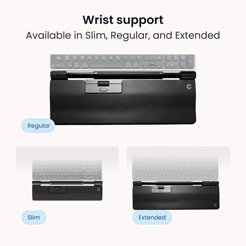 Contour Design Roller Mouse Pro - ماوس لاسلكي مريح لأجهزة الكمبيوتر المحمول والكمبيوتر المكتبي مع أزرار قابلة للبرمجة، تصميم عادي وتركيب التوصيل والتشغيل - متوافق مع أجهزة Mac والكمبيوتر الشخصي (جلد نباتي) in Kuwait