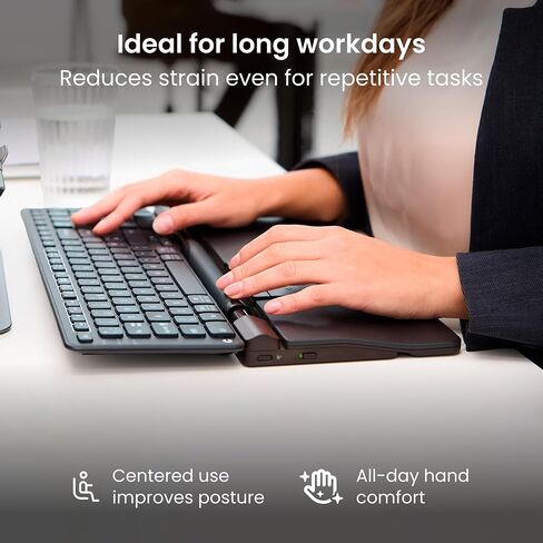 Contour RollerMouse Pro Ergonomic Central Rollerbar Design for Neck, Shoulder & Wrist Pain Relief, 6 Programmable Buttons, 600-2800 DPI, Productivity Plug & Play Mac & PC - Wired - Slim in Kuwait