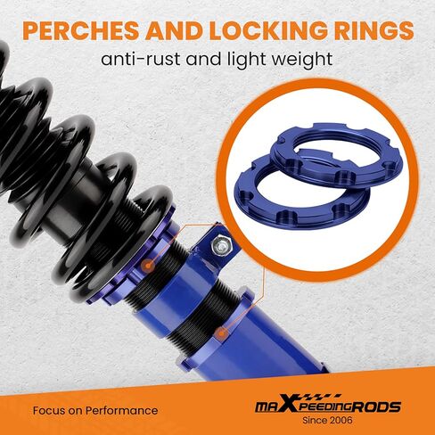 MaxPeedingrods Coilovers ل Toyota Corolla 2003-2008 ، ل Toyota Matrix XRS E130 2003-2008. in Saudi Arabia