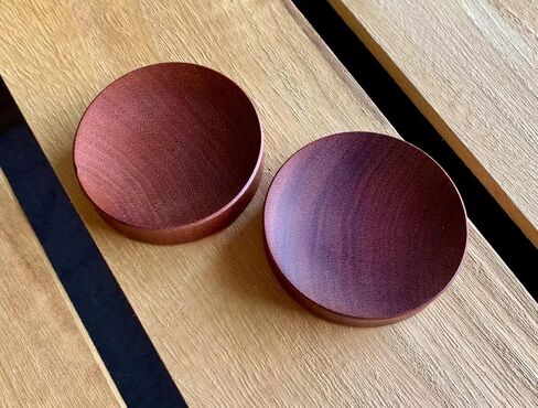 PAIR of Unique Concave Sawo Wood Organic Plugs - Gauges - Large Sizes Body Jewelry in Saudi Arabia