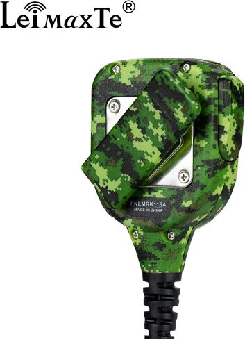 Two Way Radio Speaker Microphone Compatible with Motorola CP200,GP300,CLS1110,CLS1410 Waterproof IP56 Walkie Talkie with PTT and 3.5mm Jack-Camouflage Yellow in Saudi Arabia