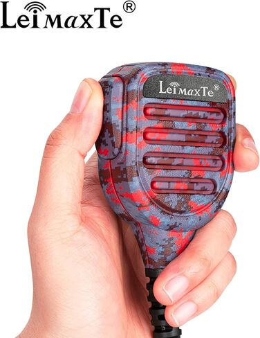 Two Way Radio Speaker Microphone Compatible with Motorola CP200,GP300,CLS1110,CLS1410 Waterproof IP56 Walkie Talkie with PTT and 3.5mm Jack-Camouflage Yellow in Kuwait