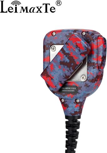 Two Way Radio Speaker Microphone Compatible with Motorola CP200,GP300,CLS1110,CLS1410 Waterproof IP56 Walkie Talkie with PTT and 3.5mm Jack-Camouflage Yellow in Kuwait