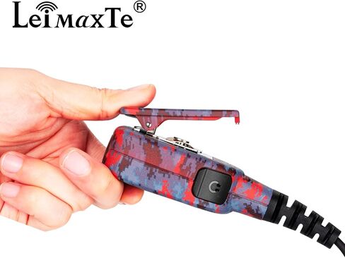 Two Way Radio Speaker Microphone Compatible with Motorola CP200,GP300,CLS1110,CLS1410 Waterproof IP56 Walkie Talkie with PTT and 3.5mm Jack-Camouflage Yellow in Kuwait