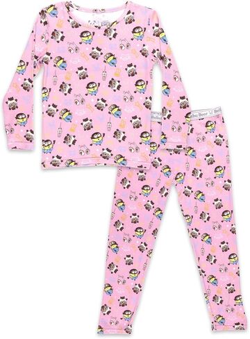 Bellabu Bear Despicable Me 4: Minions Rayon from Bamboo Two-Piece Pajamas for Boys & Girls in Kuwait