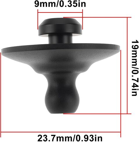 2PCS CAR NYLON PIN 1861311 DS73-A466K45-BA متوافق مع Ford Mondeo 2014-2024 in Saudi Arabia