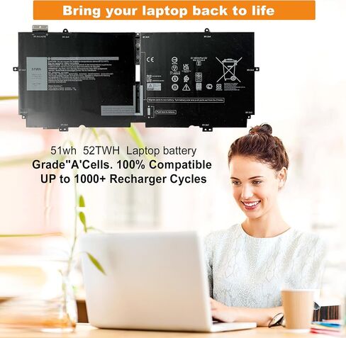 69KF2 Battery for Dell xps 15 9500 battery Dell g15 5511, Dell g7 15 7500,Dell G15 5510 5515 5520 5521,Dell XPS 15 9510 9520,Precision 5550 5560 5570, Alienware M15 R3 R4 M17 R3 R4 battery 70N2F in Saudi Arabia
