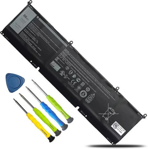 بطارية 69KF2 لبطارية Dell xps 15 9500، Dell g15 5511، Dell g7 15 7500، Dell G15 5510 5515 5520 5521، Dell XPS 15 9510 9520، Precision 5550 5560 5570، Alienware M15 R3 R4 M17 بطارية R3 R4 70N2F in Kuwait