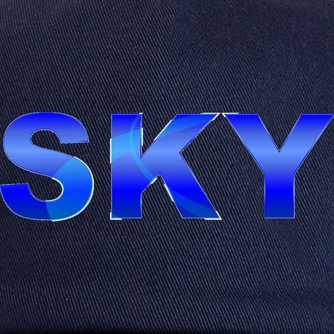 Cafepress Blue Skycap قبعة البيسبول القابلة للتعديل in Saudi Arabia