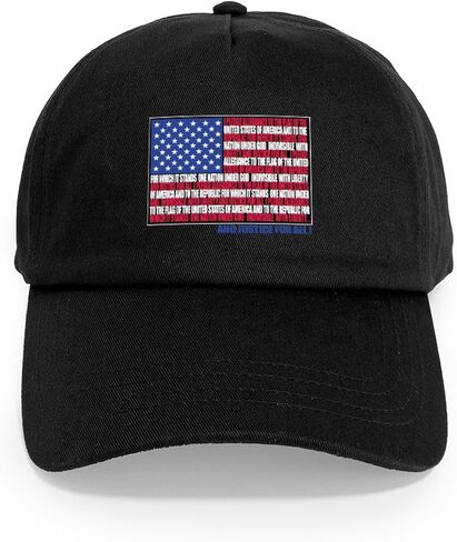 CafePress Pledge of Allegiance Flag Cap Adjustable Baseball Cap in Saudi Arabia