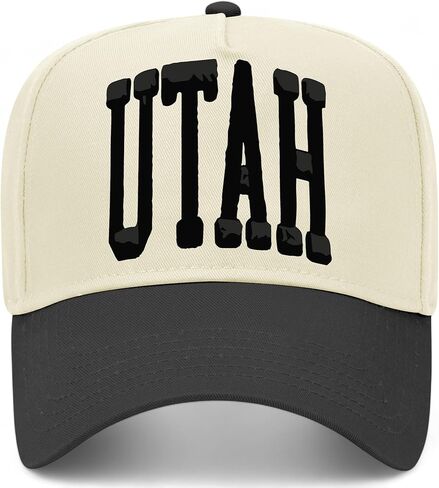 Utah Collegiate Vintage Trucker Hat | UT | Premium Adjustable Snapback Baseball Hat for Men & Women in Saudi Arabia