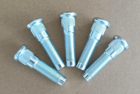 5PCS Bolts 610-389 9/16-18 Thread Wheel Stud Bolt -0.666 in. Knurl, 2.34 in. Length Compatible with 1999-2011 Dodge Ram 1500, 94-99 RAM 2500 Pickup, 99-03 RAM 2500 3500 Van in Saudi Arabia