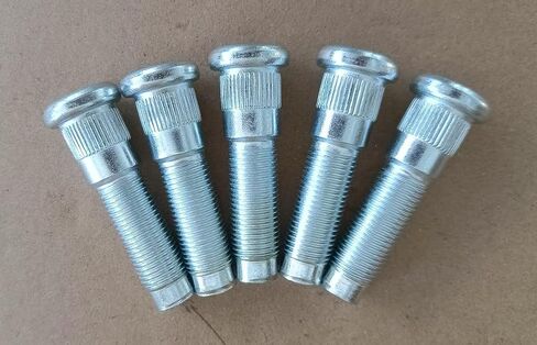 5PCS Bolts 610-389 9/16-18 Thread Wheel Stud Bolt -0.666 in. Knurl, 2.34 in. Length Compatible with 1999-2011 Dodge Ram 1500, 94-99 RAM 2500 Pickup, 99-03 RAM 2500 3500 Van in Saudi Arabia