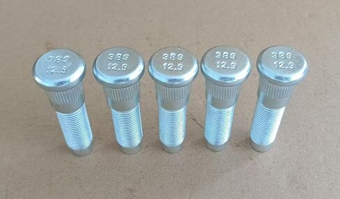 5PCS Bolts 610-389 9/16-18 Thread Wheel Stud Bolt -0.666 in. Knurl, 2.34 in. Length Compatible with 1999-2011 Dodge Ram 1500, 94-99 RAM 2500 Pickup, 99-03 RAM 2500 3500 Van in Saudi Arabia