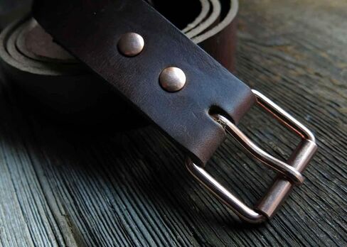 COPPER BUCKLE - 1 3/4" - 45mm - Pure Solid Copper Roller Belt Buckle in Saudi Arabia