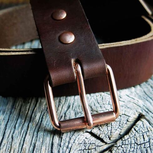 COPPER BUCKLE - 1 3/4" - 45mm - Pure Solid Copper Roller Belt Buckle in Saudi Arabia