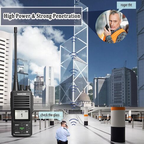 SAMCOM FPCN10A Two Way Radios with Charging Station, 3000mAh Super Power Battery 2 Way Radios Walkie Talkies, 6 Pcs Heavy Duty Programmable UHF Handheld Radios with 6-in1 Charger Gang in Saudi Arabia