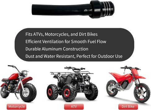 2pcs غطاء تنفيس دبابة الغاز مع Chekc Ball Aluminium Reather for ATV ، دراجة نارية ، دراجة ترابية (أزرق) in Saudi Arabia