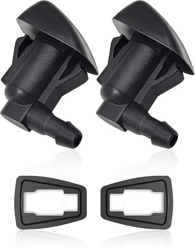 XQSMWF Windshield Washer Nozzle Wiper Spray Jet Compatible With Jeep Grand Cherokee 2005-2016,Chevy Malibu 2005-2013,Pontiac G6 2005-2010,Saturn Aura 2007-2010# 55372143AB 68260443AA in Kuwait