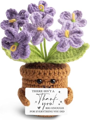 Unique Crochet for Women,Perfect for Christmas Ornaments Xmas Party Supplies Thanksgiving Party Décor,Positive Gift for Teacher, Mom,Best Friend, Coworker Emotional in Saudi Arabia
