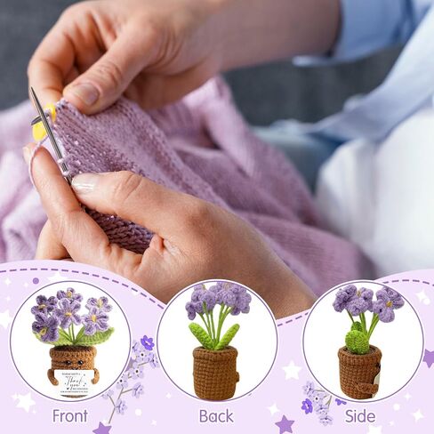 Unique Crochet for Women,Perfect for Christmas Ornaments Xmas Party Supplies Thanksgiving Party Décor,Positive Gift for Teacher, Mom,Best Friend, Coworker Emotional in Saudi Arabia