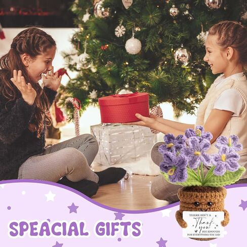 Unique Crochet for Women,Perfect for Christmas Ornaments Xmas Party Supplies Thanksgiving Party Décor,Positive Gift for Teacher, Mom,Best Friend, Coworker Emotional in Saudi Arabia