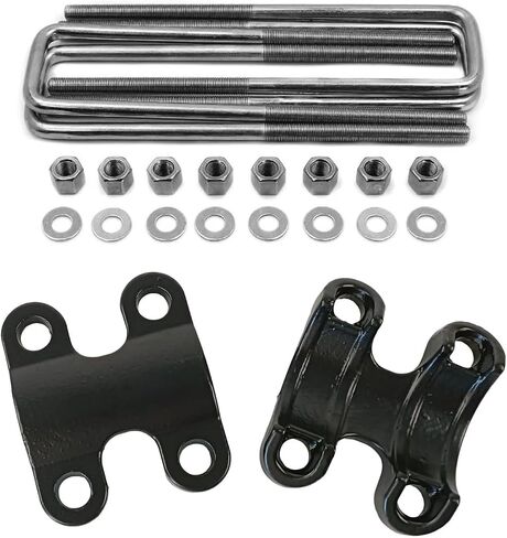 2pcs أوراق نابض محور U-bolt مع u-bolts متوافق مع 1973-1987 Chevy GMC C30 K30 in Kuwait