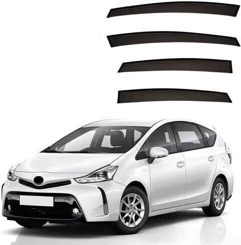 انحراف الرياح للرياح بالسيارة من أجل Prius MK1-2011-2017 ، تنحرف درع النافذة الجانبية للحراس المطر in Saudi Arabia