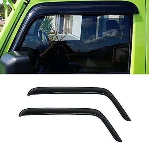 انحراف الرياح للرياح للسيارة من أجل JK 2007-2017 2Door ، SPLECTOR SHIELD SIDE WINDOW SUN SUN RAINARS FIG in Kuwait