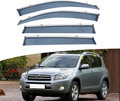 Car Wind deflectors Car Wind Deflectors for 2006-2012, Deflector Shield Side Window Sun Rain Guards Visor Stick-on Fitment in Saudi Arabia