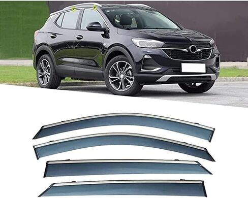 Car Wind deflectors Car Wind Deflectors for Encore GX 2020-2022, Deflector Shield Side Window Sun Rain Guards Visor Stick-on Fitment in Saudi Arabia
