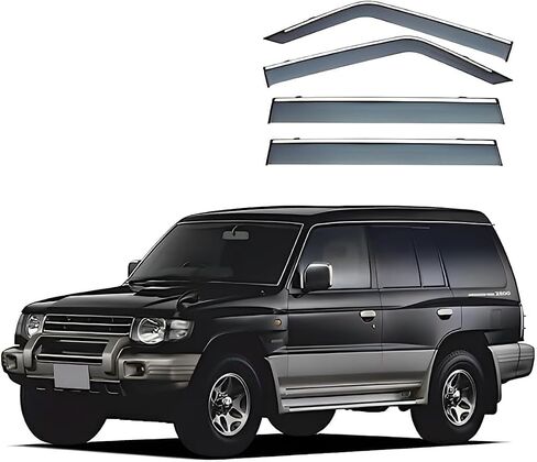 انحراف الرياح للسيارات للرياح للسيارات من أجل Pajero V31-V46 MK2-V20 1992 1993 1994 1995 1996 1997 1998 ، SPLECTOR SHIELD SIDE SUN SUN RAIN GURSAR in Saudi Arabia