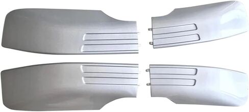 Compatible For BMW X6 E71 2008-2014 Silver SUV Partial Roof Rails Rack Leg Cover End Cap Protector Cover Car Accessories(Rear Left) in Saudi Arabia