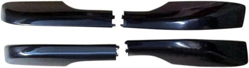 Compatible for Toyota Land Cruiser 200 LC200 FJ200 2008 2009 2010 2011 2012-2020 Roof Rack Luggage Rack Bar Rail End Cover Shell Cap Trim(Black 1 Set) in Saudi Arabia